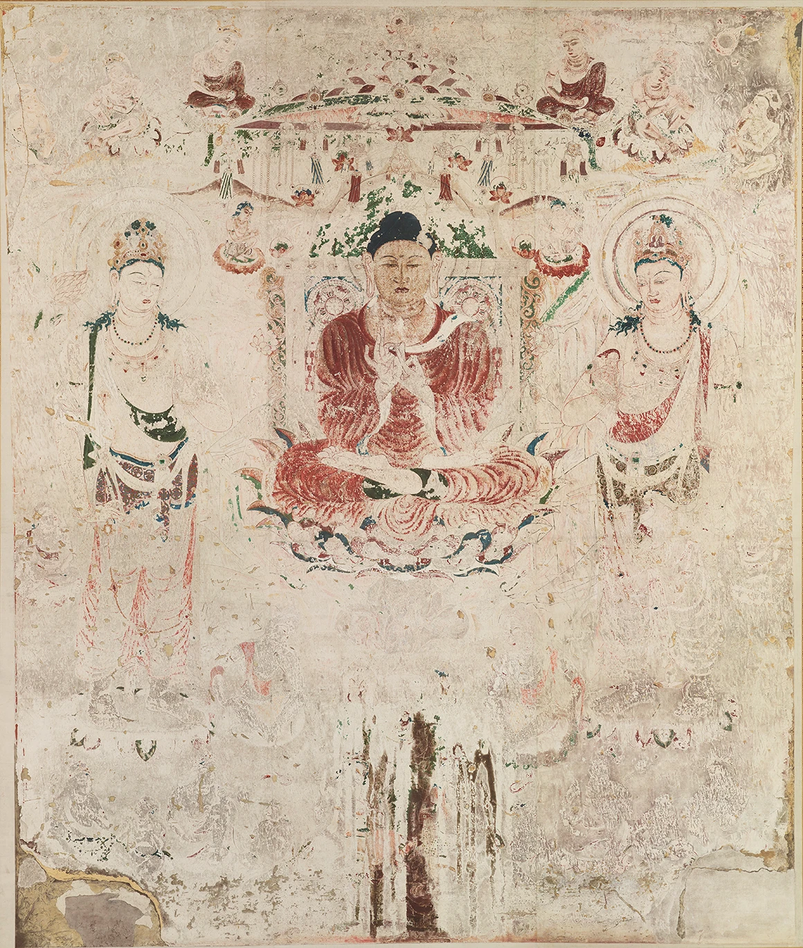 法隆寺金堂壁画第6号壁 模写