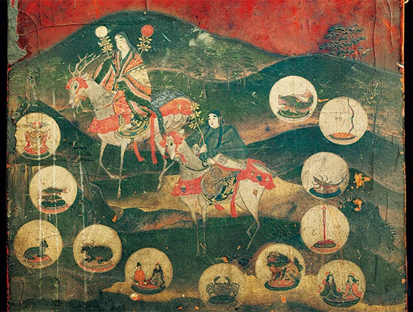 重要文化財 春日龍珠箱の外箱　側面（部分）