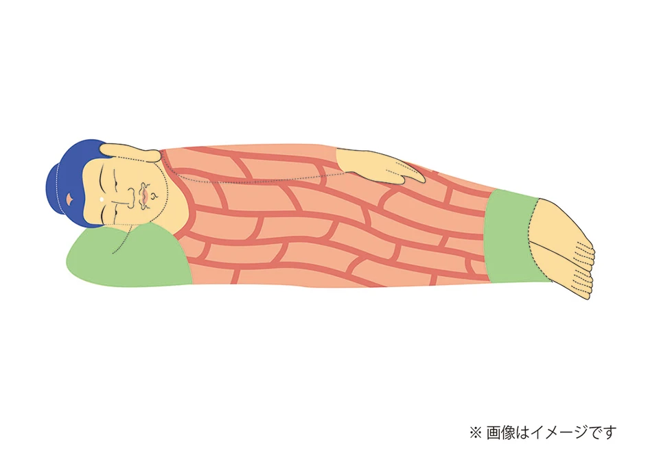 南都仏画展 添い寝まくらデザイン